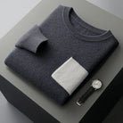 Contrast Cashmere Sweater NIQApparel