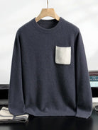 Contrast Cashmere Sweater NIQApparel