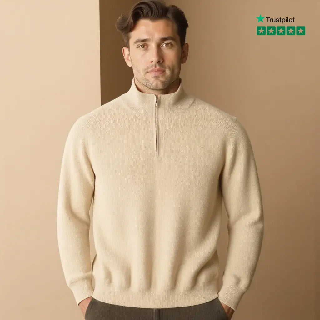 Merino Wool Sweater Half Zip NIQApparel