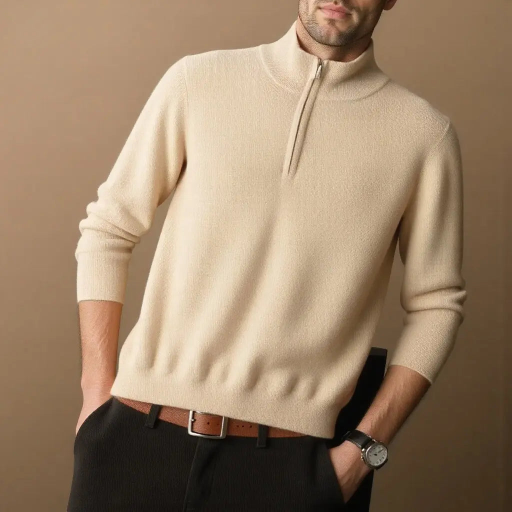 Merino Wool Sweater Half Zip NIQApparel